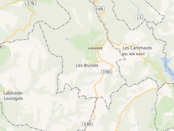 Plan des Brunels