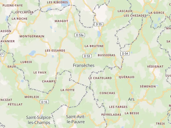 Plan de Fransèches