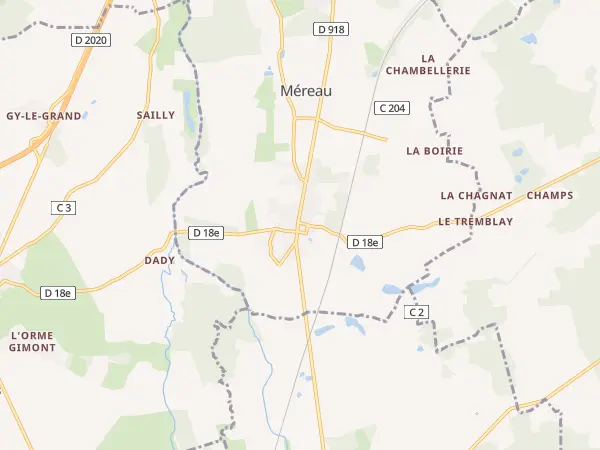 Plan de Méreau