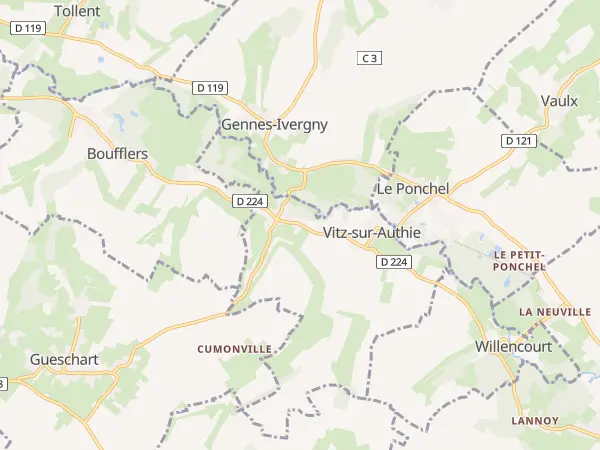 Plan de Vitz-sur-Authie