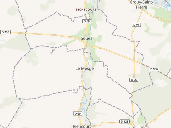 Plan du Mesge