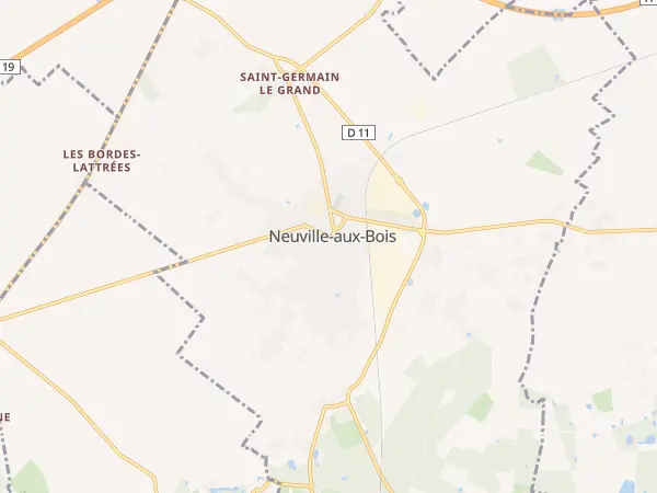 Plan de Neuville-aux-Bois
