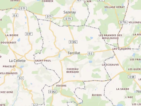 Plan de Tercillat