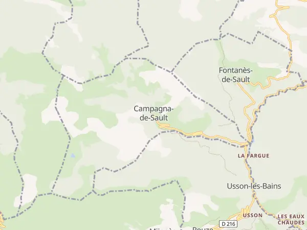 Plan de Campagna-de-Sault