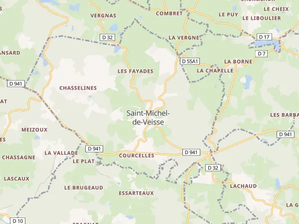 Plan de Saint-Michel-de-Veisse