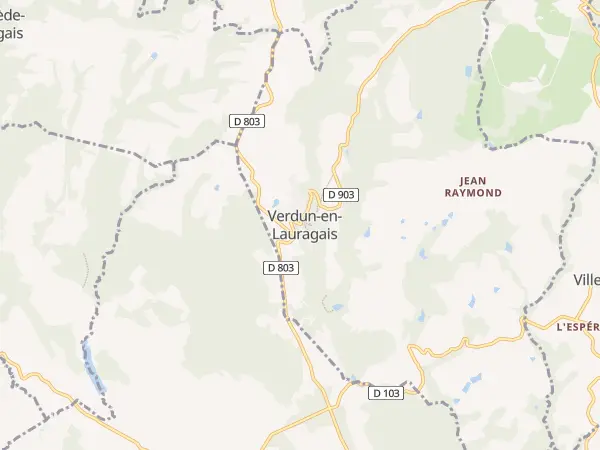 Plan de Verdun-en-Lauragais