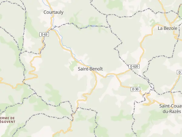 Plan de Saint-Benoît