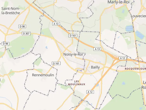Plan de Noisy-le-Roi