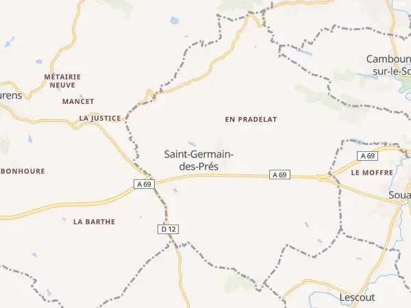 Plan de Saint-Germain-des-Prés