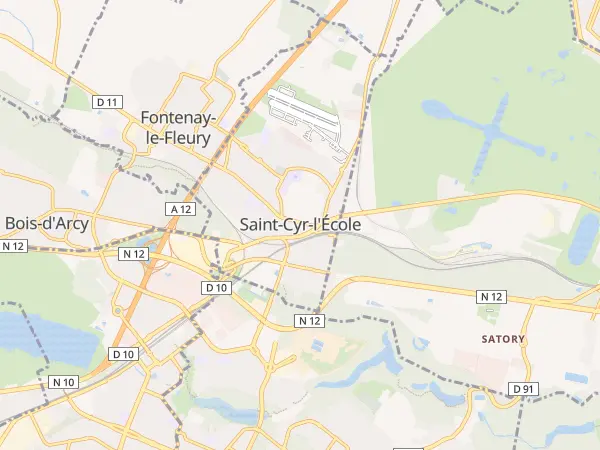 Plan de Saint-Cyr-l’École