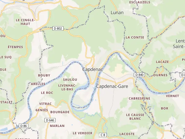 Plan de Capdenac