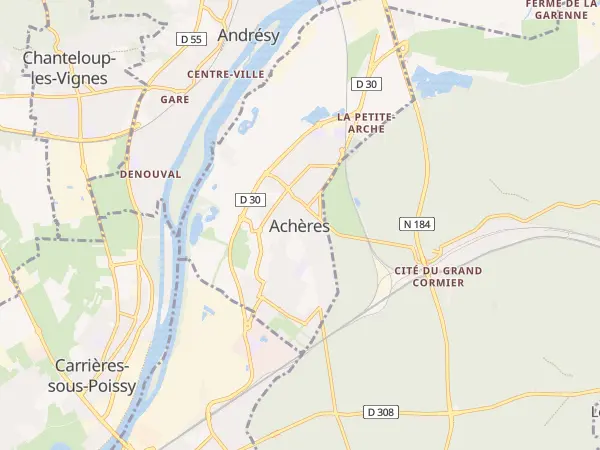 Plan de Achères