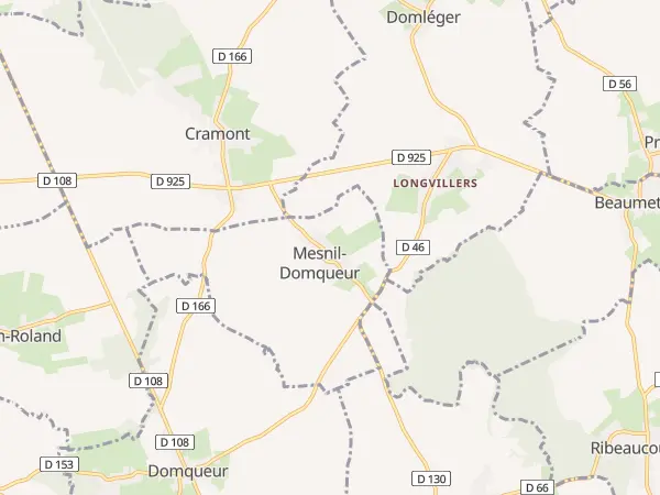 Plan de Mesnil-Domqueur