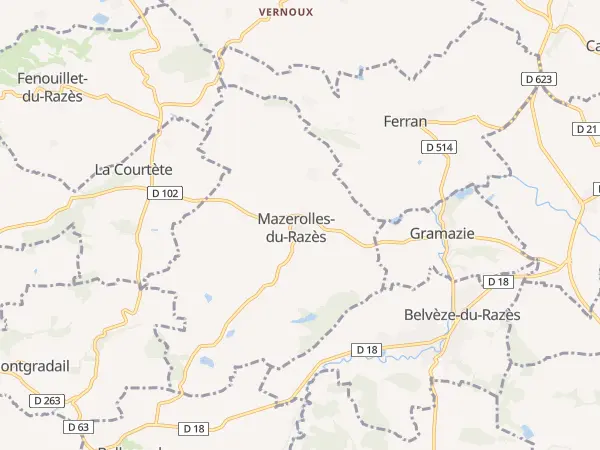 Plan de Mazerolles-du-Razès