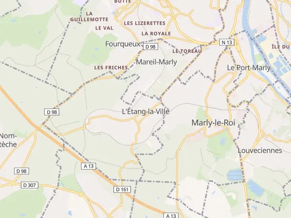 Plan de L’Étang-la-Ville