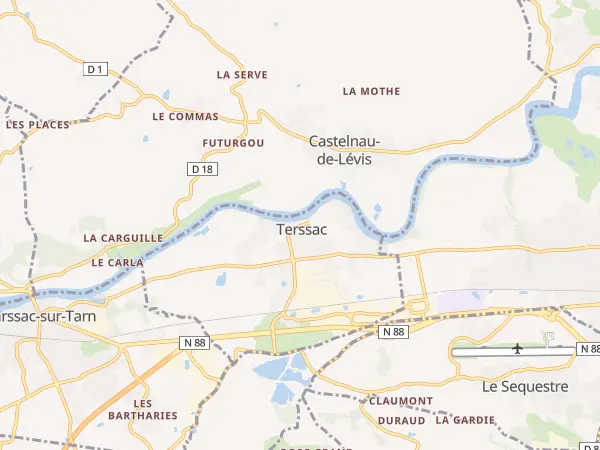 Plan de Terssac