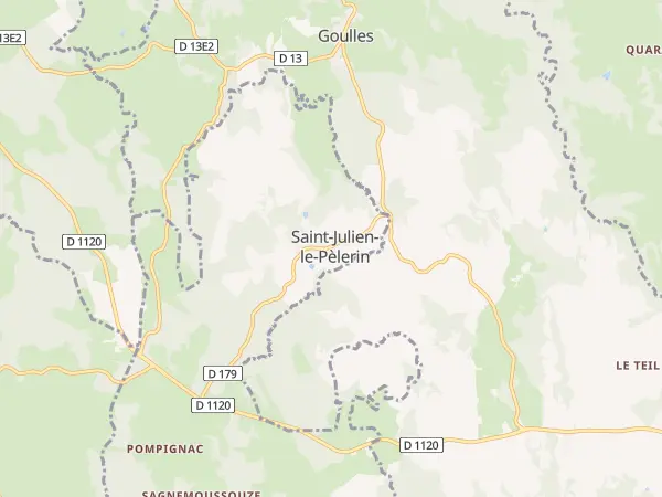 Plan de Saint-Julien-le-Pèlerin