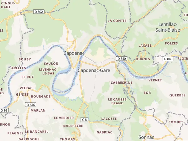 Plan de Capdenac-Gare