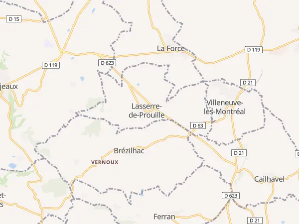 Plan de Lasserre-de-Prouille