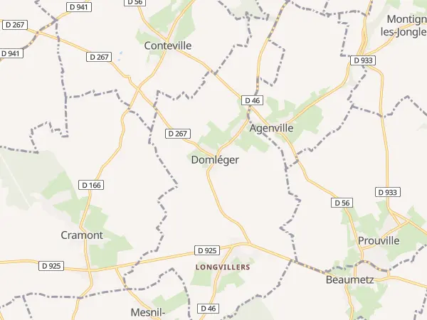 Plan de Domléger-Longvillers