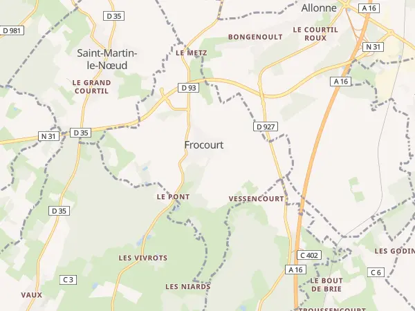 Plan de Frocourt