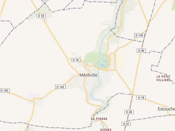 Plan du Mérévillois