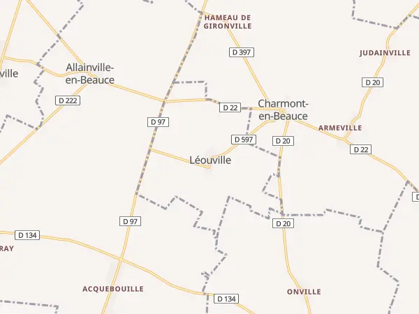 Plan de Léouville