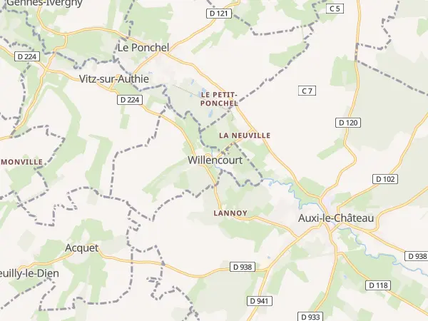 Plan de Willencourt