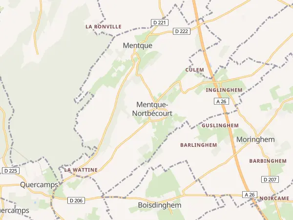 Plan de Mentque-Nortbécourt