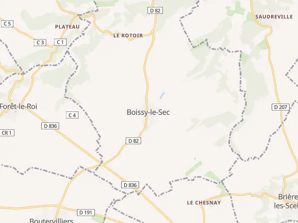 Plan de Boissy-le-Sec