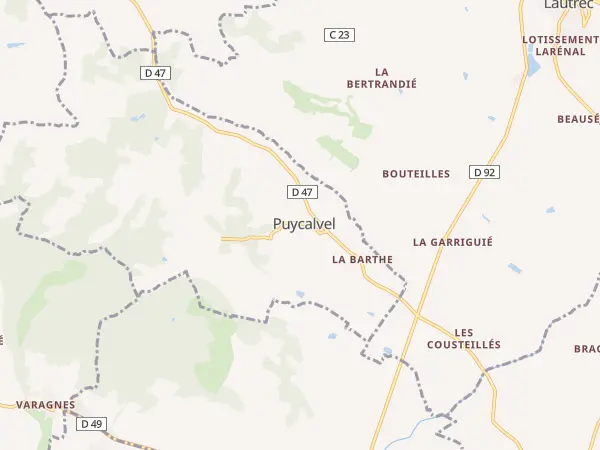 Plan de Puycalvel