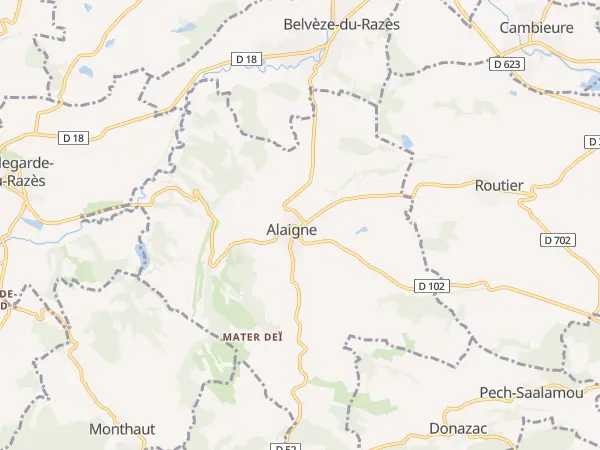 Plan de Alaigne