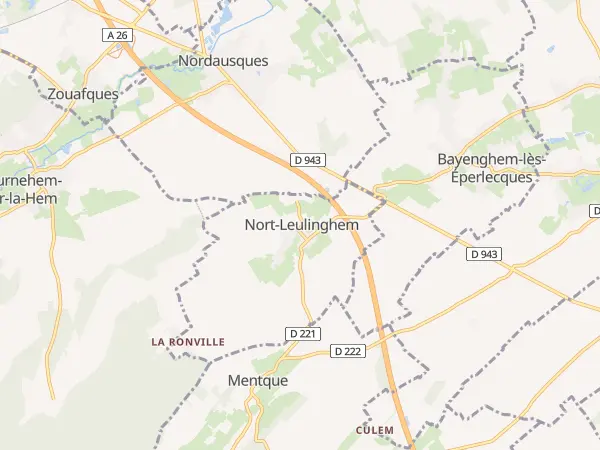 Plan de Nort-Leulinghem