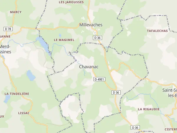 Plan de Chavanac