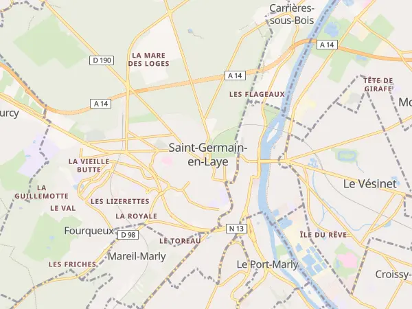 Plan de Saint-Germain-en-Laye
