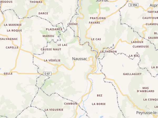 Plan de Naussac