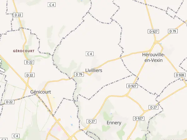 Plan de Livilliers