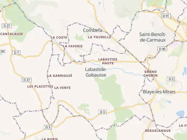 Plan de Labastide-Gabausse