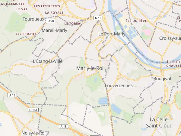Plan de Marly-le-Roi