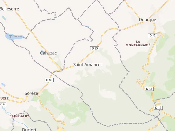Plan de Saint-Amancet