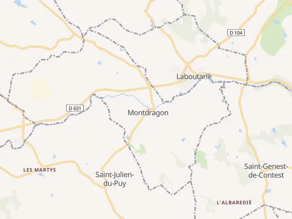 Plan de Montdragon