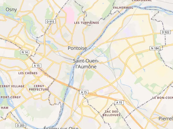 Plan de Saint-Ouen-l’Aumône