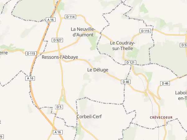 Plan de La Drenne