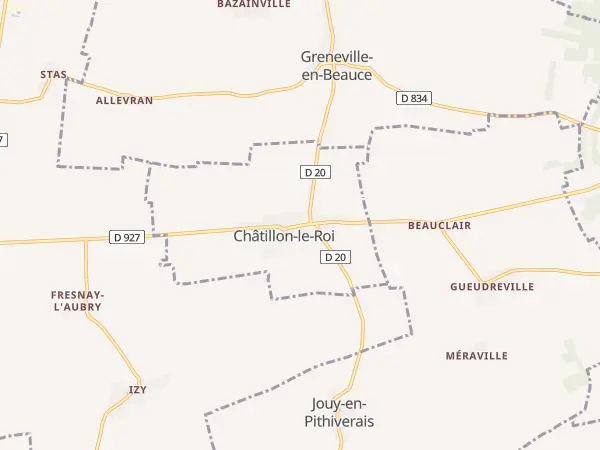 Plan de Châtillon-le-Roi