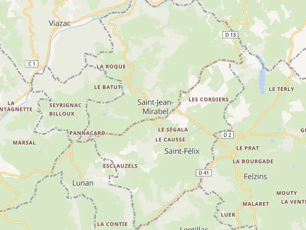 Plan de Saint-Jean-Mirabel