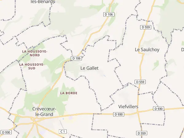 Plan du Gallet