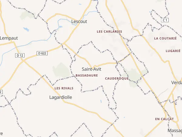 Plan de Saint-Avit