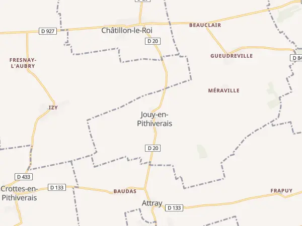 Plan de Jouy-en-Pithiverais
