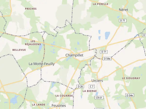 Plan de Champillet