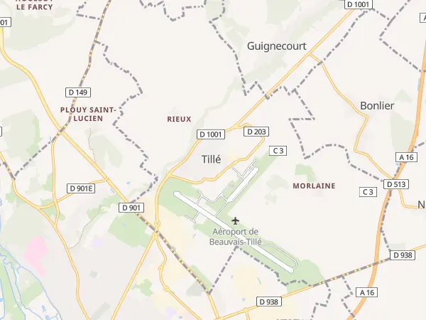 Plan de Tillé